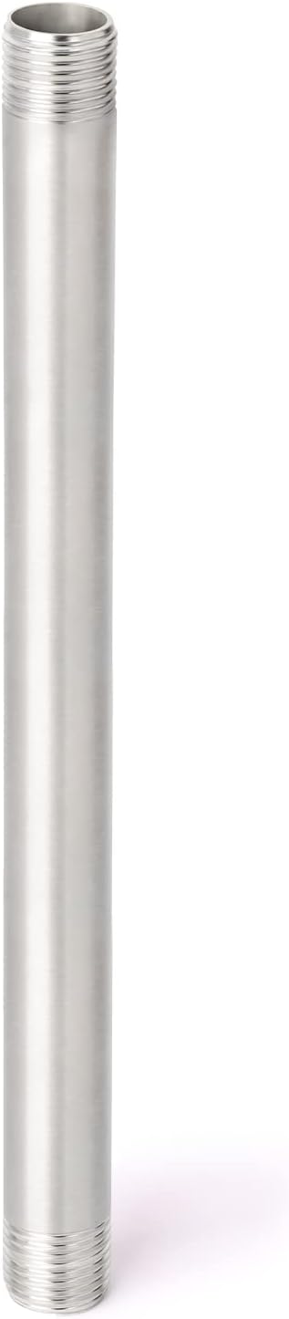 TAISHER 2Pcs Stainless Steel Pipe Fittings, 3/8" NPT x 3/8" NPT Male Threaded - Image 2