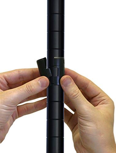 Omega 21" Deep x 30" Wide x 86" High 3 Tier Black Starter Shelving Unit - Image 3