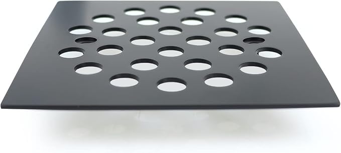 4-1/4 Inch Screw-in Square Floor Drain Cover Replacement Shower Grates - Image 2