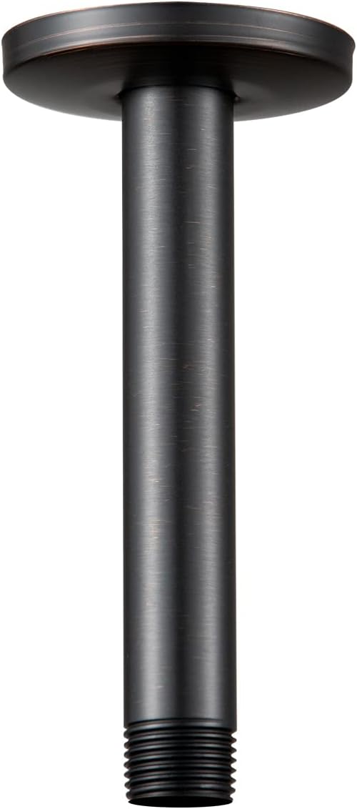 OFFO Shower Arm with Flange Ceiling Mount Replacement Rain Shower Head Straight by OFFO