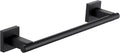 Suyar Matte Black Bathroom Towel Holder, SUS 304 Stainless Steel Short Hand by Suyar