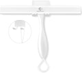 Shower Squeegee for Glass Doors, 11 Inch Ergonomics Anti-Rust Silicone Squeegee by ROLIZOE