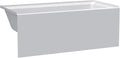 Fine Fixtures Acrylic, Fiberglass Alcove Soaking Bathtub by Fine+Fixtures