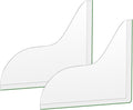 2 Pack Shower Corner Water Guard, Shower Splash Guard Acrylic Self-Adhesive by Unknown