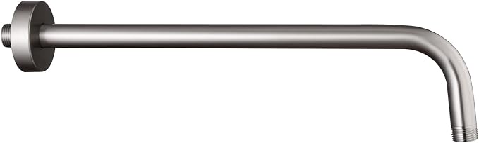 16 Inch Shower Arm with Flange, Stainless Steel 90 Degree Rain Shower Head by Enoughmen