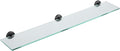 JQK Bathroom Glass Shelf Oil Rubbed Bronze, Tempered Glass Shower Storage 30 by by Homeimprovement