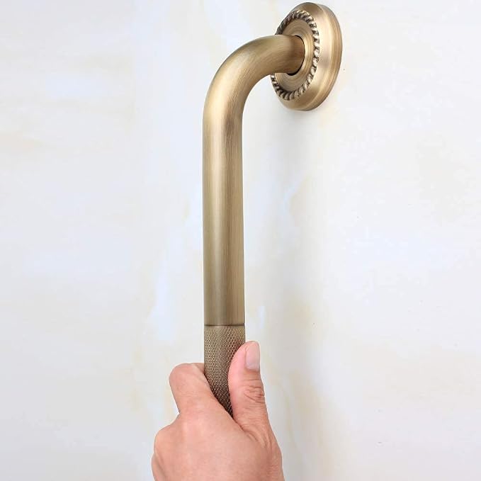 Heavey Duty Grab Bar, 12-Inch Sturdy Hand Rail, Stylish Bathroom Armrest - Image 3