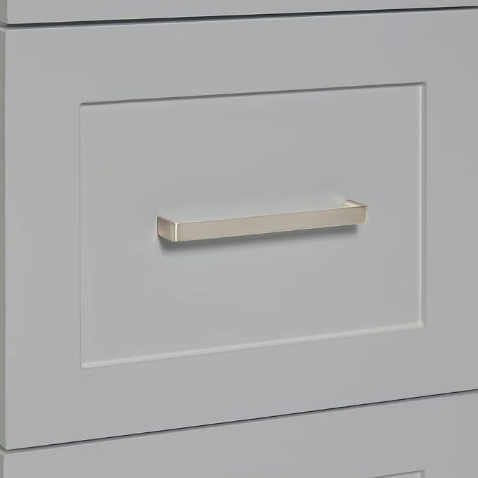 ARIEL 49" Grey Bathroom Vanity 1.5" Edge Italian Carrara Marble Countertop & - Image 10