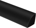 Duzzy 158 Inch Flexible Quarter Round Molding, Peel and Stick Silicone Rubber by Duzzy