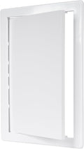 8" x 12" White Plastic Access Panel. Service Shaft Door Panel. Plumbing by Unknown