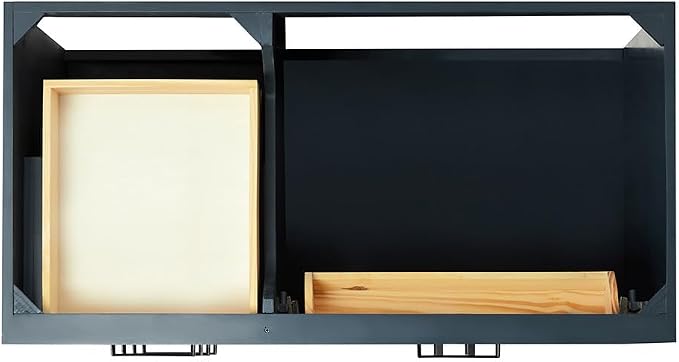 ARIEL Hepburn 43 Inch Single Sink Bathroom Vanity in Midnight Blue, Italian - Image 7