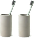 2 Pack Toothbrush Holder Set Diatomite Toothbrush Cup, Water Absorption Fast by Phitruer