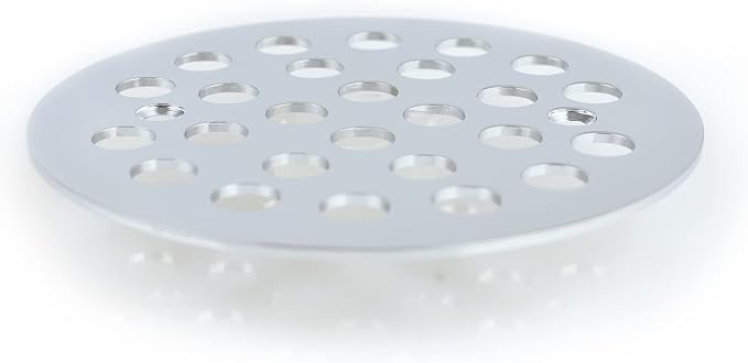 4-1/4 Inch Screw-in Round Floor Drain Cover Replacement Shower Drainer Grates - Image 3