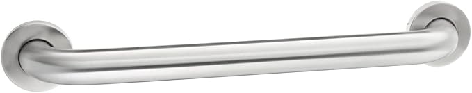 Amazon Basics Bathroom Handicap Safety Grab Bar, 18 Inch Length, 1.5 Inch by AmazonBasics