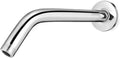 Shower Arm with Flange, 8 Inch Chrome Shower Pipe, Wall Mount Replacement Angle by RULNFICHY