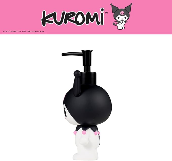 Sanrio Kuromi Soap/Lotion/Hand Sanitizer Resin Pump Dispenser, 13 Ounces - Image 6