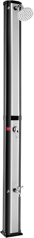 Giantex 7.2 FT 10 Gallon 2-Section Solar-Heated Outdoor Shower, Pool Shower by Giantex