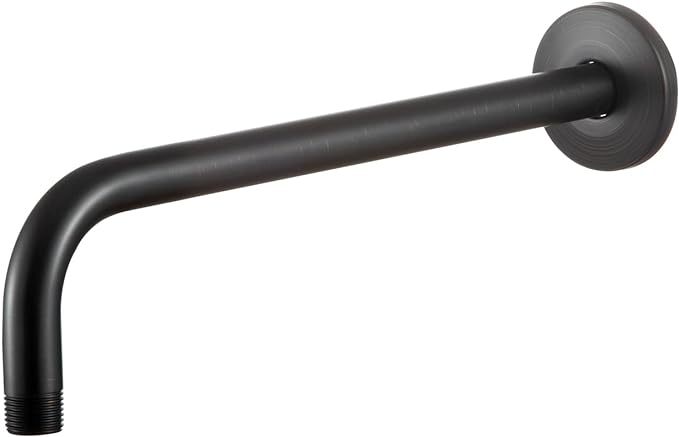 OFFO Shower Arm with Flange, 12 in Oil Rubbed Bronze Wall Mount Replacement by OFFO