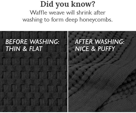 GILDEN TREE Waffle Hand Towels for Bathroom Quick Dry Large Luxury Lint Free - Image 8