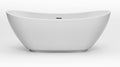 Empava 69" Freestanding Tub, Acrylic Contemporary Soaking White Tub by Empava