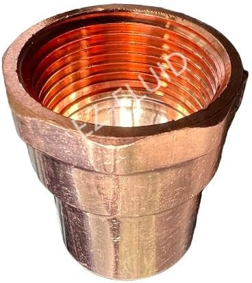 EZ-FLUID Plumbing 2-1/2" C X FIP LF Copper Female Adapter Pressure Copper by EZ-FLUIDPlumbingProducts