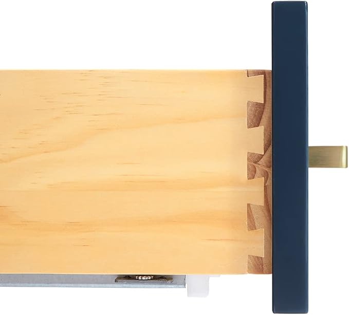 ARIEL Cambridge 61 Inch Midnight Blue Bathroom Vanity Double Sink, Solid Wood - Image 9