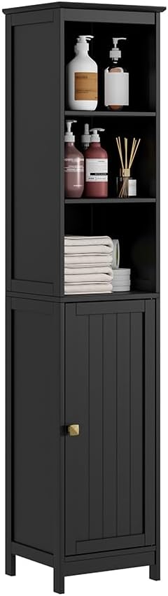 RRX Tall Bathroom Storage Cabinet, Slim Bathroom Cabinet - Image 8