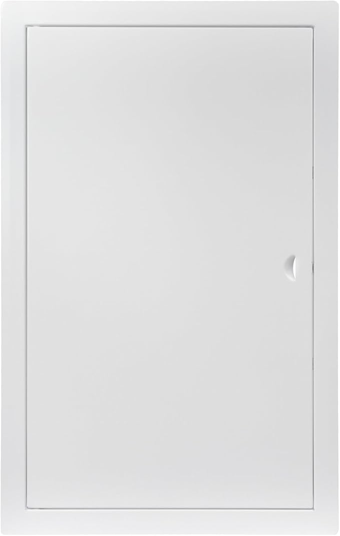 12 x 20 Inch White Rectangular Metal Plumbing Access Panel by Unknown