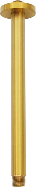 Aquaiaw Shower Arm and Anti-Scratch O-Ring Flange, Solid Brass, Both Soldered by AQUAIAW