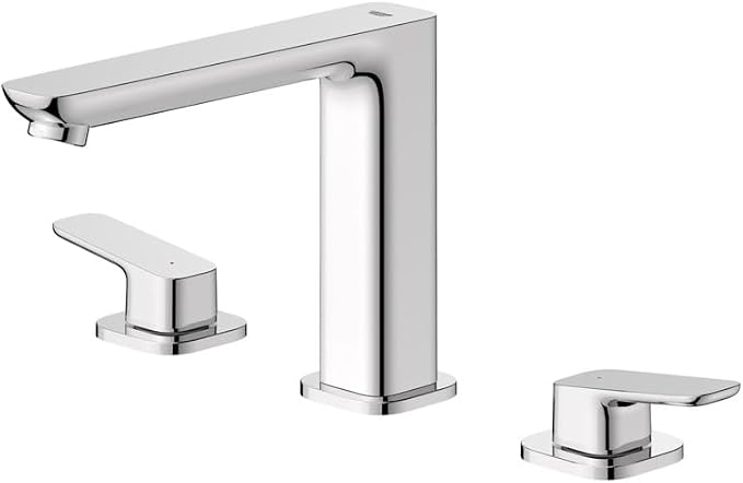 Grohe 1019230000 Cubeo 3-Hole 2-Handle Deck Mount Tub Filler, Starlight Chrome - Image 6