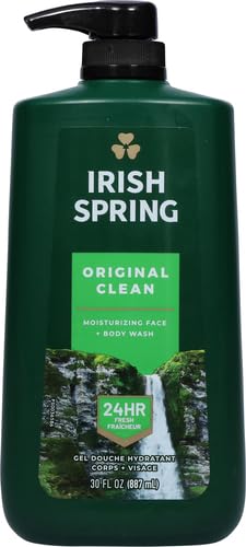 Irish Spring Men's Body Wash Pump, Original Clean Body Wash - Image 2