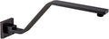 16 Inch S Shape Oil Rubbed Bronze Shower Head Arm, Square Wall Mounted Shower by BESTILL