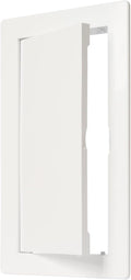 4" x 8" White Plastic Access Panel. Service Shaft Door Panel. Plumbing by Unknown