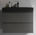 Alice 30 Inch Vanity with Sink, Large Storage Wall Mounted Floating Vanity by BLUHOUZZ