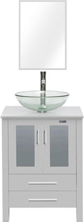 eclife 24" Modern Bathroom Vanity Sink Combo Freestanding Cabinet by eclife