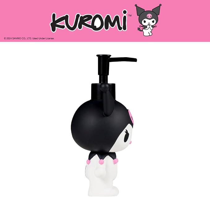 Sanrio Kuromi Soap/Lotion/Hand Sanitizer Resin Pump Dispenser, 13 Ounces - Image 5