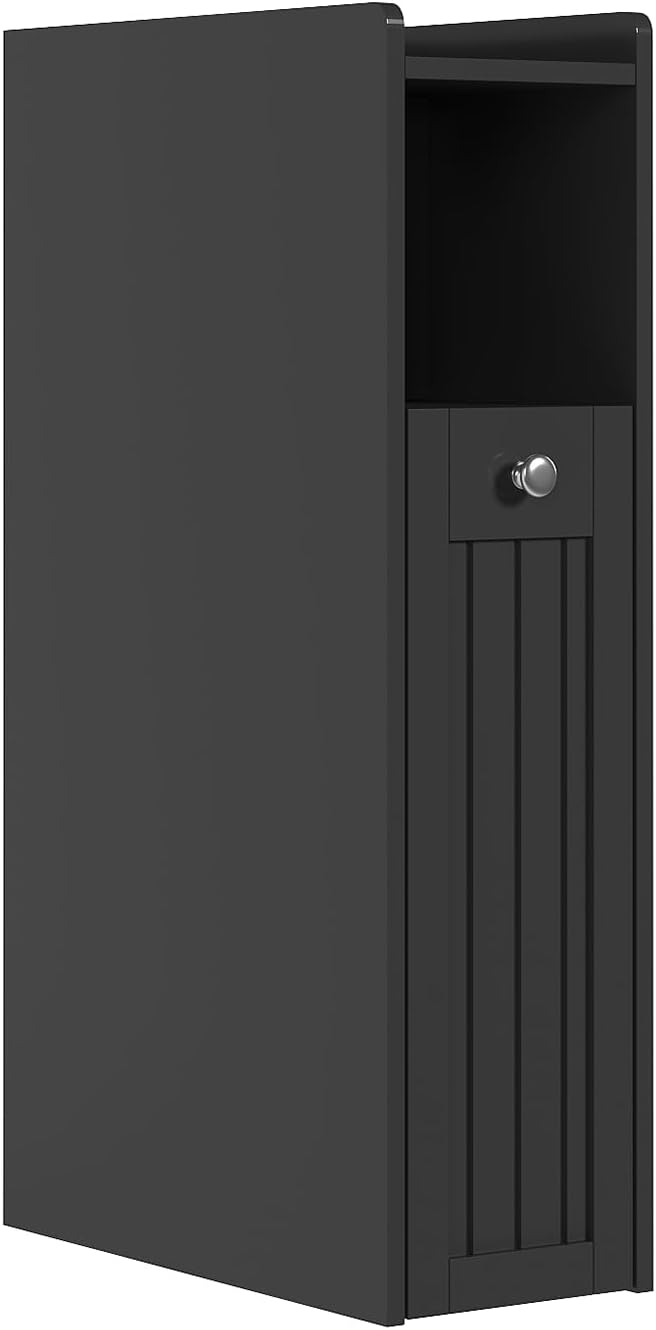 ChooChoo Slim Bathroom Storage Cabinet, Narrow Small Bathroom Organizer - Image 9