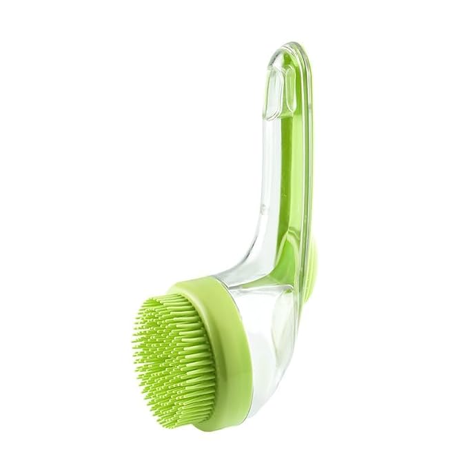 Pet Bath Brush with Silicone Bristles – Grooming Massage Tool with Liquid by Unknown