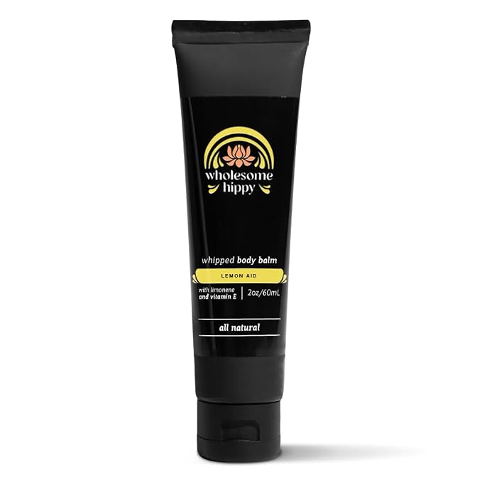 WHOLESOME HIPPY Lemon-Aid Whipped Wonder Balm – Natural Lemon Lime Moisturizer by WholesomeHippy