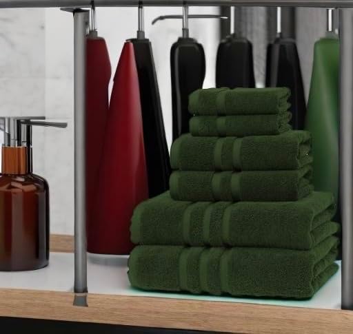 Veteran Textile LLC, Luxury Hotel & Spa, Turkish Cotton Dark Green Towels - Image 7
