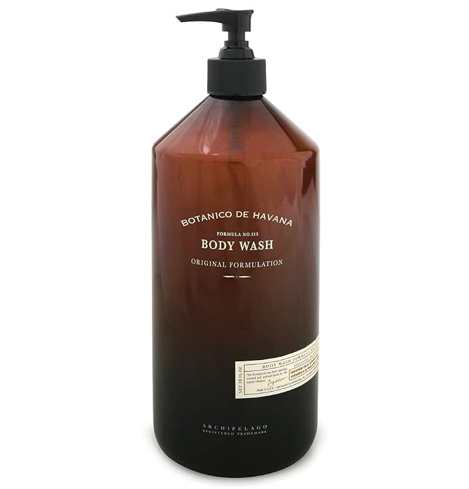 Archipelago Botanicals Botanico de Havana Body Wash, Moisturizing Body Wash by Archipelago