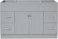 ARIEL 54" Inch Single Vanity Base Cabinet in Grey by Ariel