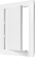 6" x 8" White Plastic Access Panel. Service Shaft Door Panel. Plumbing by Unknown