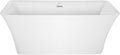 Empava 59" Freestanding Luxury Acrylic Soaking SPA Tub Modern Stand Alone by Empava