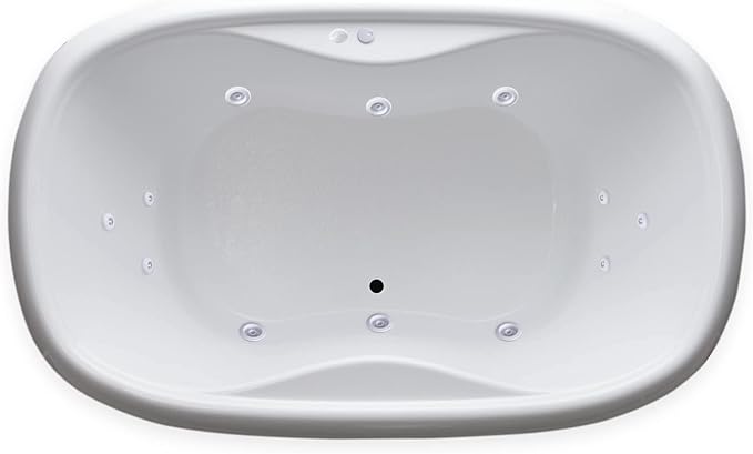 Carver Tubs - TOD6841 - Modern Acrylic Fiberglass Whirlpool Tub Water Massage by CarverTubs