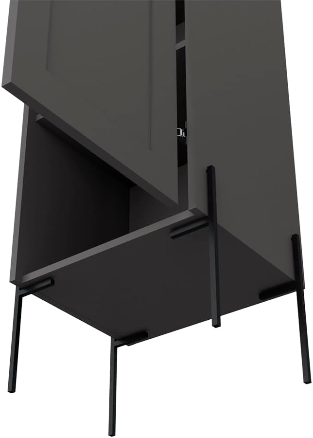 CHARMMA Linen Cabinet Hopewell, Matt Gray - Image 3