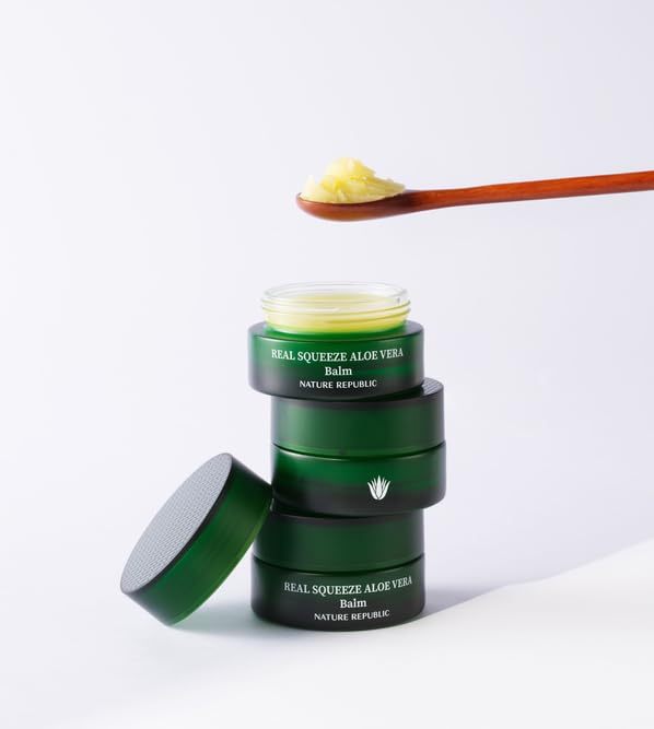 Nature Republic Real squeeze aloe vera Balm –Skin Relief & Moisturizing Multi - Image 3