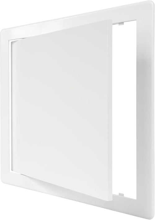 10 x 10 White Plastic Access Panel. Service Shaft Door Panel. Plumbing by Unknown