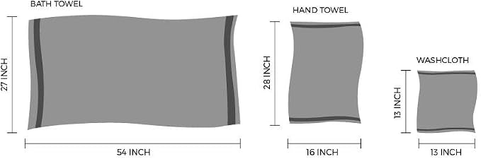 6 Pieces - Turkish Cotton - Luxury Towel Set - Image 6