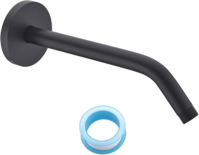 Shower Arm with Flange, Ceiling Mount Replacement Rain Shower Head Straight Arm by SWHYGER
